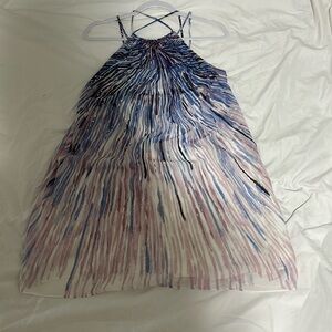 White House Black Market dress.  Fully lined, rhinestones on front.